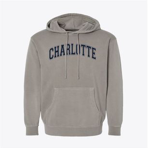 Charlotte Montessorri School #2 Varsity Arch Pigment-Dyed Hoodie