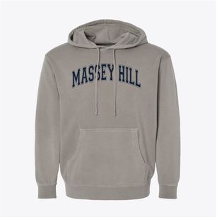 Massey Hill Classical High School Varsity Arch Pigment-Dyed Hoodie