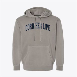 Corriher Lipe Middle School Varsity Arch Pigment-Dyed Hoodie