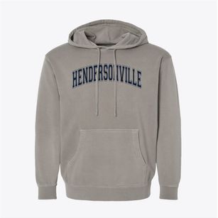 Hendersonville Middle School Varsity Arch Pigment-Dyed Hoodie