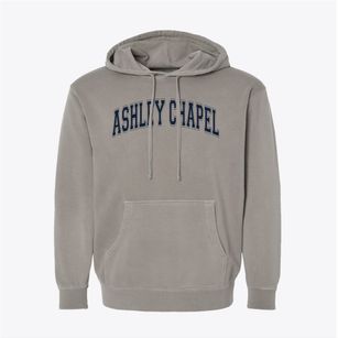 Ashley Chapel Elementary School Varsity Arch Pigment-Dyed Hoodie