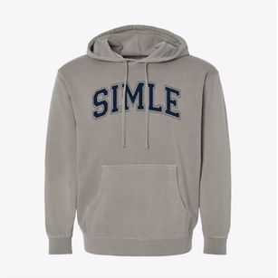 Simle Middle School Varsity Arch Pigment-Dyed Hoodie