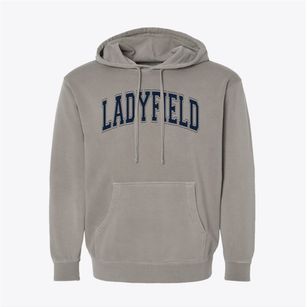 Ladyfield Catholic Elementary School Varsity Arch Pigment-Dyed Hoodie