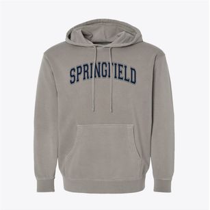 Springfield Homeschool Varsity Arch Pigment-Dyed Hoodie