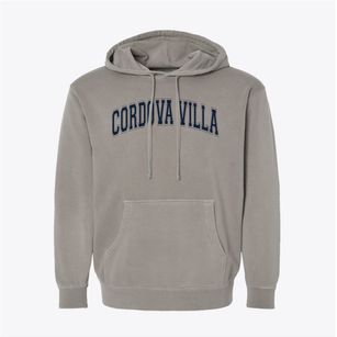 Cordova Villa Elementary School Varsity Arch Pigment-Dyed Hoodie