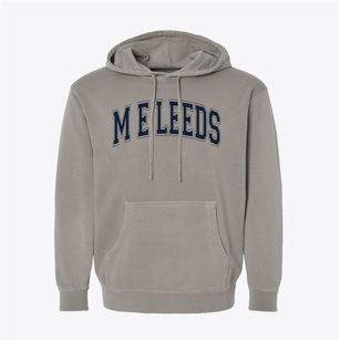 M E Leeds Middle School Varsity Arch Pigment-Dyed Hoodie