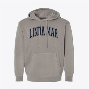 Linda Mar Elementary School Varsity Arch Pigment-Dyed Hoodie