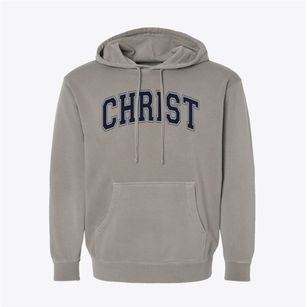 Christ New Testament School Varsity Arch Pigment-Dyed Hoodie