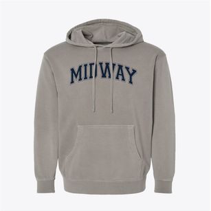 Midway Elementary School Varsity Arch Pigment-Dyed Hoodie