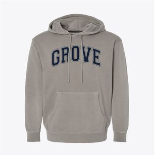 Grove Elementary School Varsity Arch Pigment-Dyed Hoodie