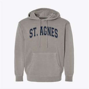 Saint Agnes School Varsity Arch Pigment-Dyed Hoodie