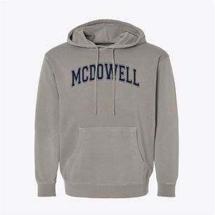 Mcdowell Elementary School Varsity Arch Pigment-Dyed Hoodie