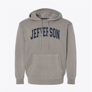 Jefferson Elementary School Varsity Arch Pigment-Dyed Hoodie