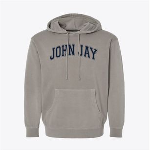 John Jay High School Varsity Arch Pigment-Dyed Hoodie