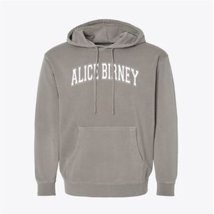 Alice Birney Elementary School Varsity Arch Pigment-Dyed Hoodie
