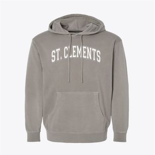 Saint Clements School Varsity Arch Pigment-Dyed Hoodie