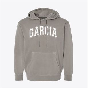 Garcia Middle School Varsity Arch Pigment-Dyed Hoodie