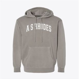 A S Rhodes Elementary School Varsity Arch Pigment-Dyed Hoodie