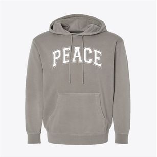 Peace Lutheran School Varsity Arch Pigment-Dyed Hoodie