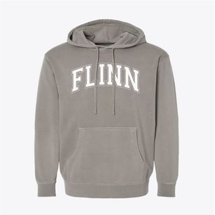Flinn Elementary School Varsity Arch Pigment-Dyed Hoodie