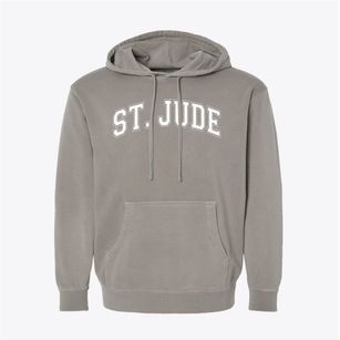 Saint Jude Academy Varsity Arch Pigment-Dyed Hoodie