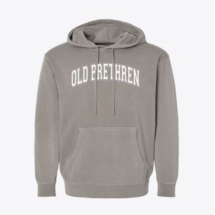 Old Brethren Christian School Varsity Arch Pigment-Dyed Hoodie