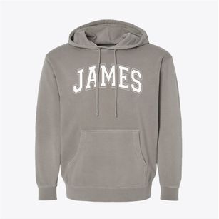 James Academic & Development Corporation Varsity Arch Pigment-Dyed Hoodie