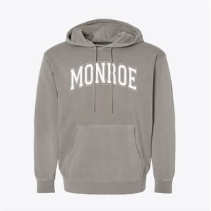 Monroe Elementary School Varsity Arch Pigment-Dyed Hoodie