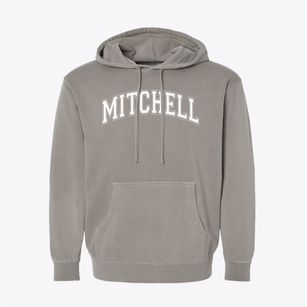 Mitchell Elementary School Varsity Arch Pigment-Dyed Hoodie