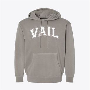 Vail Christian High School Varsity Arch Pigment-Dyed Hoodie