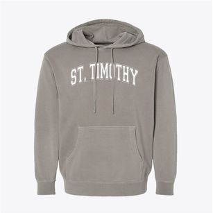 St. Timothy Parish School Varsity Arch Pigment-Dyed Hoodie