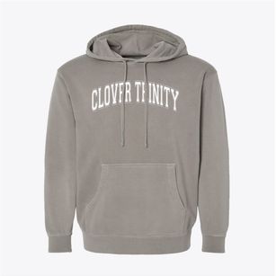 Clover Trinity Lutheran School Varsity Arch Pigment-Dyed Hoodie