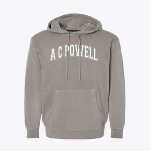 A C Powell Junior Paideia Community Varsity Arch Pigment-Dyed Hoodie