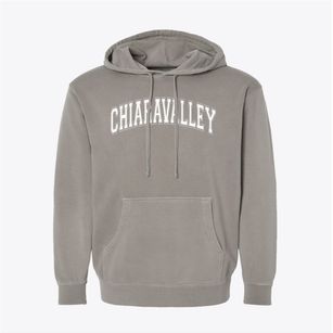 Chiaravalley Montessori School Varsity Arch Pigment-Dyed Hoodie