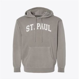 Saint Paul Of The Cross School Varsity Arch Pigment-Dyed Hoodie