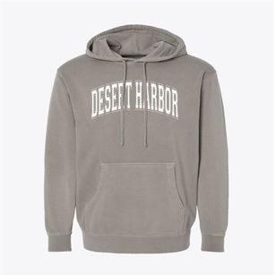 Desert Harbor Elementary School Varsity Arch Pigment-Dyed Hoodie