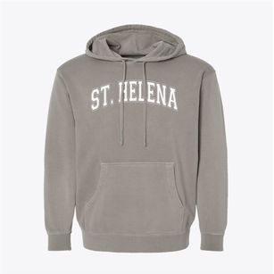 Saint Helena Elementary School Varsity Arch Pigment-Dyed Hoodie
