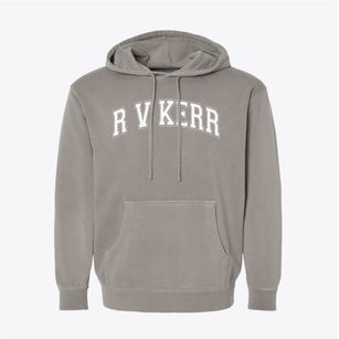 R V Kerr Elementary School Varsity Arch Pigment-Dyed Hoodie