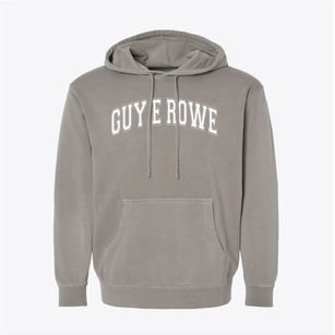 Guy E Rowe Elementary School Varsity Arch Pigment-Dyed Hoodie