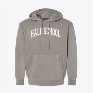 Albert S Hall School Varsity Arch Pigment-Dyed Hoodie