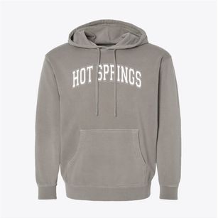 Hot Springs Christian Academy Varsity Arch Pigment-Dyed Hoodie