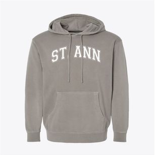 Saint Ann School Varsity Arch Pigment-Dyed Hoodie