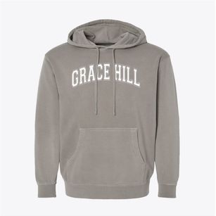Grace Hill Elementary School Varsity Arch Pigment-Dyed Hoodie