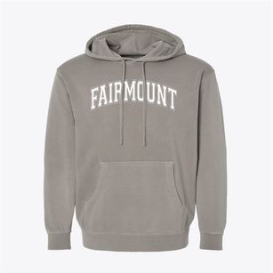 Fairmount Spanish Magnet Elementary Varsity Arch Pigment-Dyed Hoodie