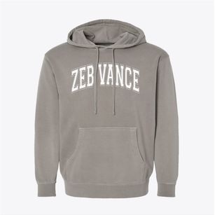 Zeb Vance Elementary School Varsity Arch Pigment-Dyed Hoodie