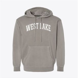 West Lake Middle School Varsity Arch Pigment-Dyed Hoodie