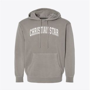 Christian Star Academy Varsity Arch Pigment-Dyed Hoodie