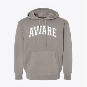 Aware High School Varsity Arch Pigment-Dyed Hoodie