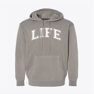 Life Christian Academy Varsity Arch Pigment-Dyed Hoodie