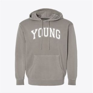 Young High School Varsity Arch Pigment-Dyed Hoodie